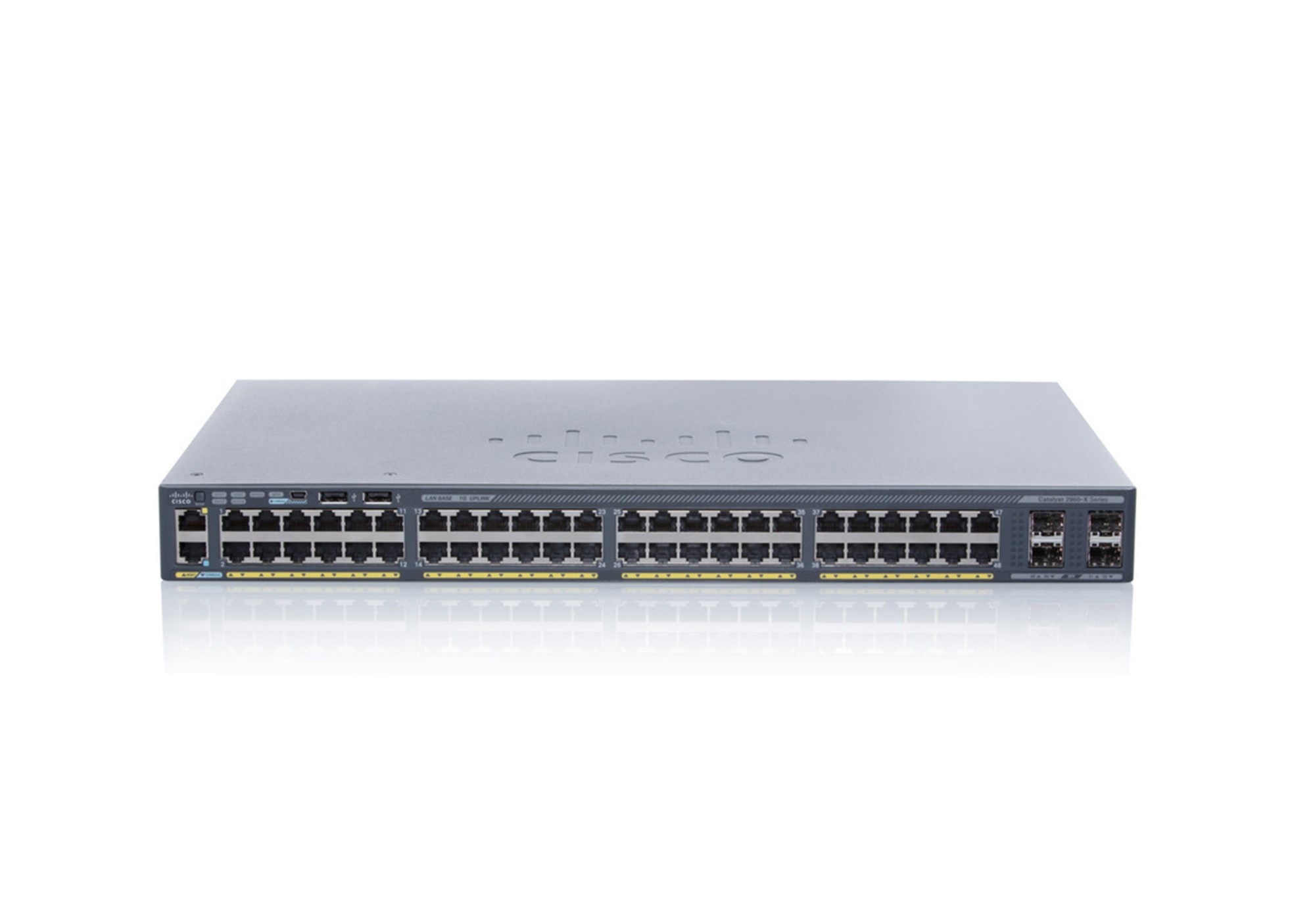 Cisco Catalyst WS-C2960X-48FPD-L Managed L2 Gigabit Ethernet (10/100/1000) Power over Ethernet (PoE) Black