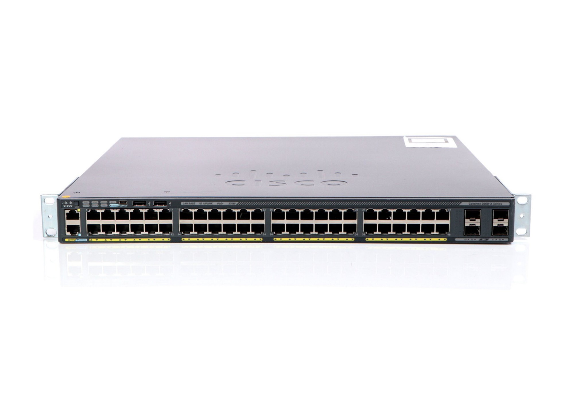 Cisco Small Business WS-C2960X-48LPS-L Managed L2/L3 Gigabit Ethernet (10/100/1000) Power over Ethernet (PoE) 1U Black