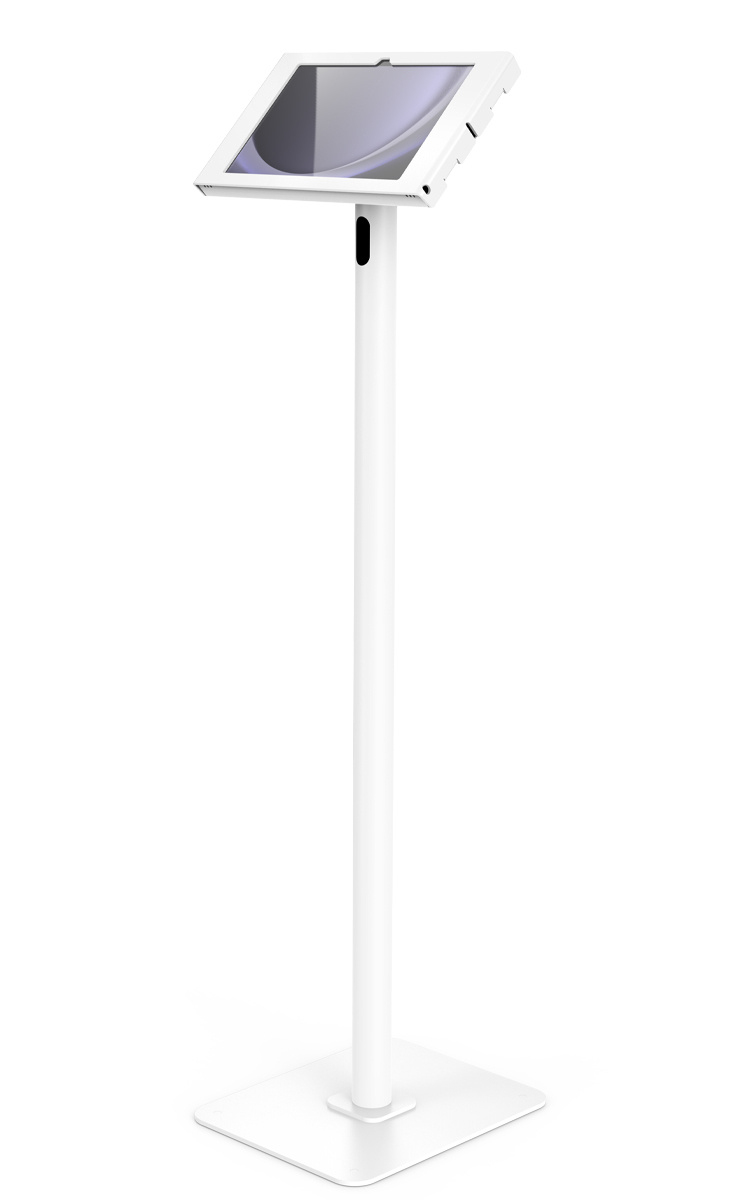 Compulocks Galaxy Tab A9+ 11", Apex Enclosure Swift Floor Stand - White