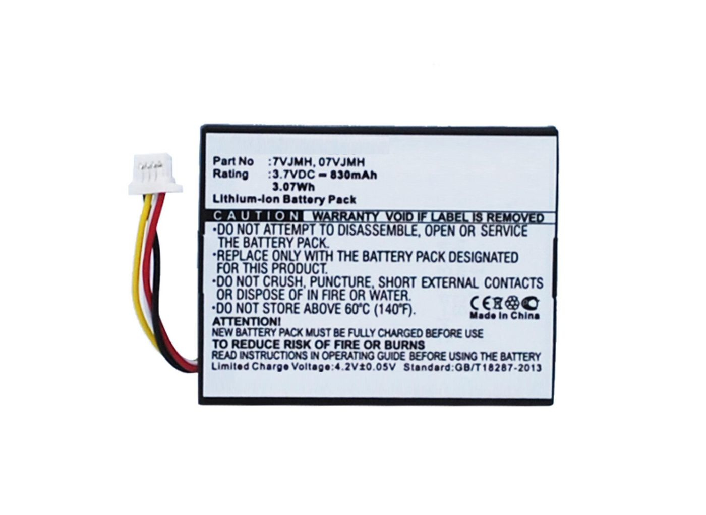 CoreParts MBXRC-BA008 storage device backup battery Lithium-Ion (Li-Ion) 830 mAh