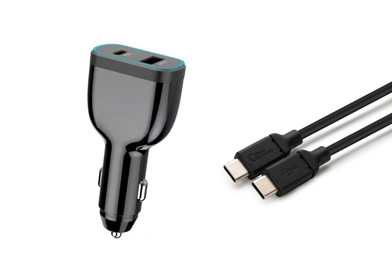 CoreParts USB-C Car Charger for Laptop,