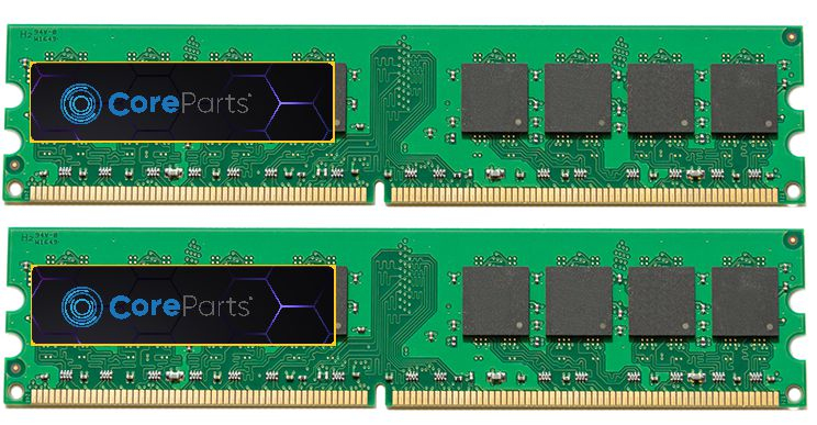 CoreParts MMI0345/8GB memory module 2 x 4 GB DDR2 667 MHz ECC