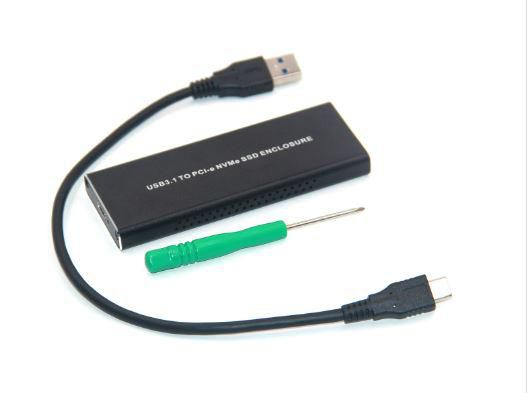 CoreParts MSUB8001 storage drive enclosure SSD enclosure Black M.2