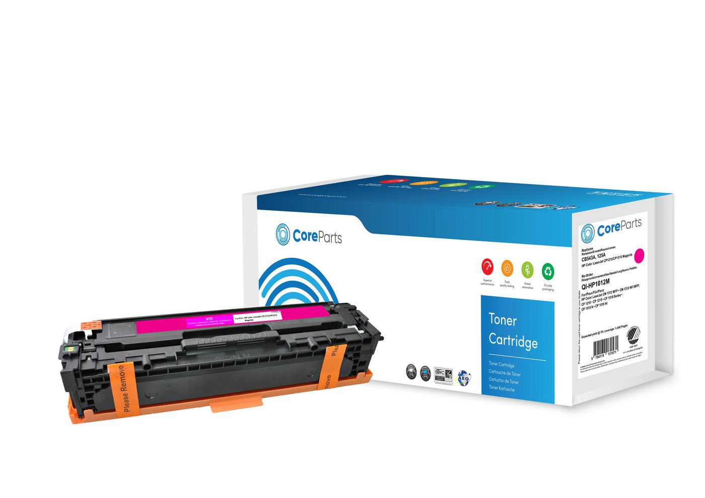 CoreParts Toner Magenta CB543A
