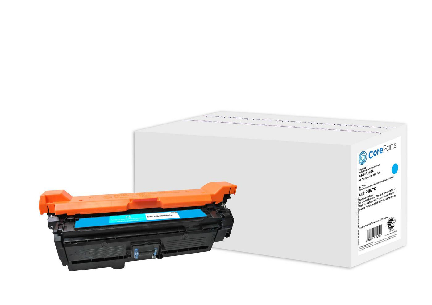 CoreParts QI-HP1027C toner cartridge 1 pc(s) Compatible Yellow