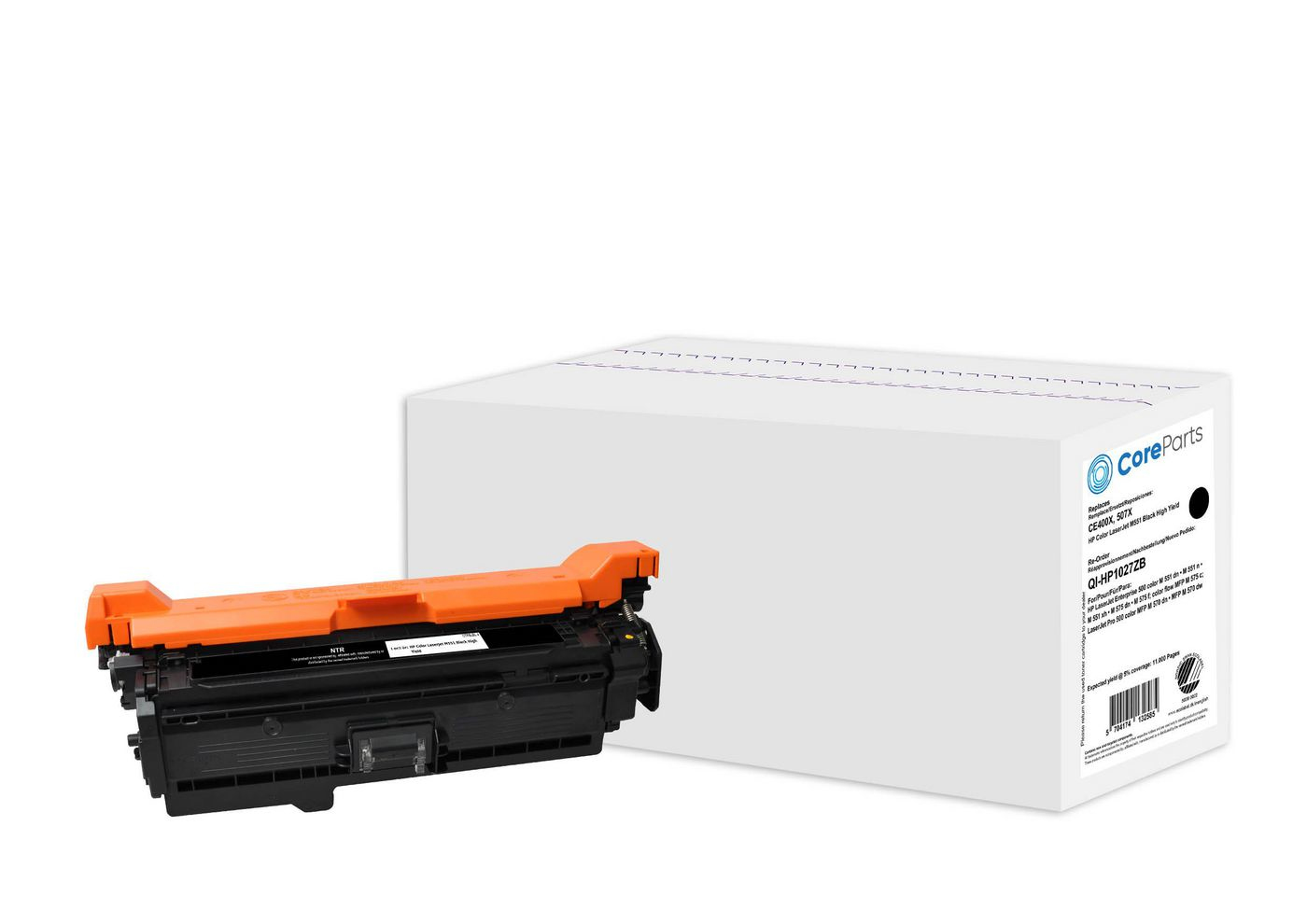 CoreParts QI-HP1027ZB toner cartridge 1 pc(s) Compatible Black