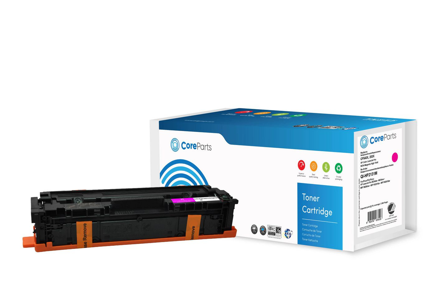 CoreParts QI-HP2131M toner cartridge 1 pc(s) Compatible Magenta