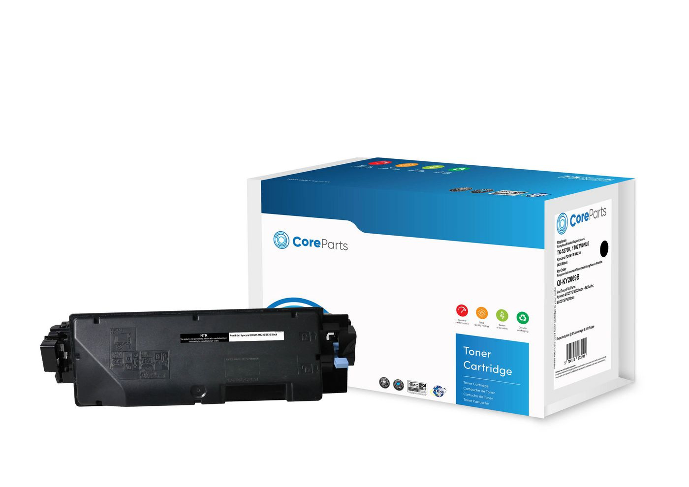 CoreParts QI-KY2069B toner cartridge 1 pc(s) Compatible Black