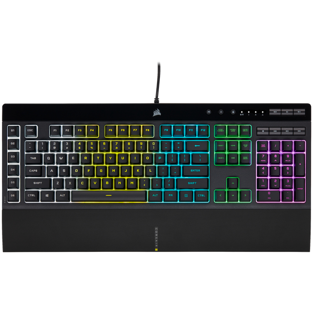 Corsair K55 RGB PRO keyboard Gaming USB QWERTY UK English Black