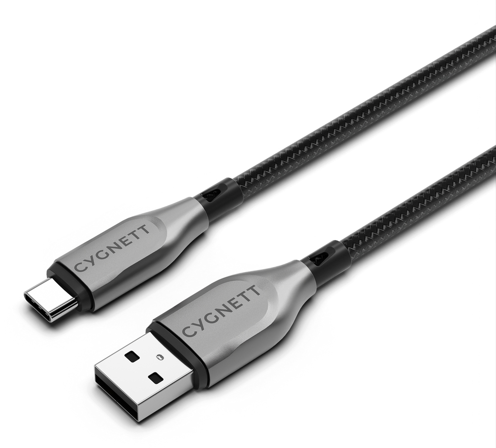 Cygnett CY4681PCUSA USB cable USB 2.0 1 m USB A USB C Black, Silver