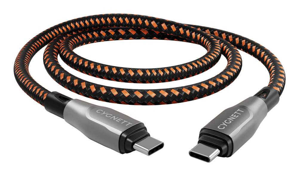 Cygnett CY4711PCTYC USB cable 1 m USB C Black, Orange
