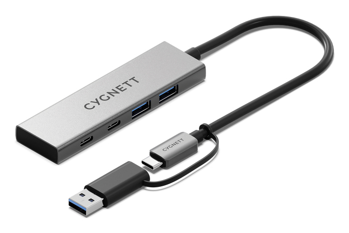 Cygnett CY5389CYHUB interface hub Grey