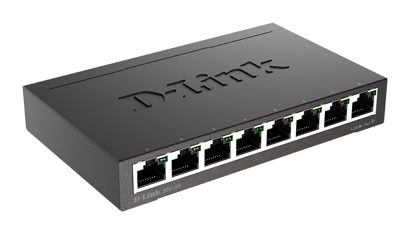 D-Link 8-Port Gigabit Unmanaged Desktop Switch