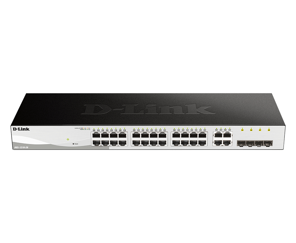 D-Link 28-Port Gigabit Smart Managed Switch including 4 Combo Ports