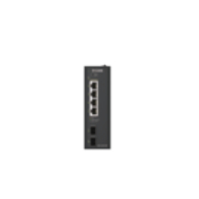 D-Link 6-Port Gigabit Industrial PoE+ Smart Managed Switch with 2 x SFP Ports
