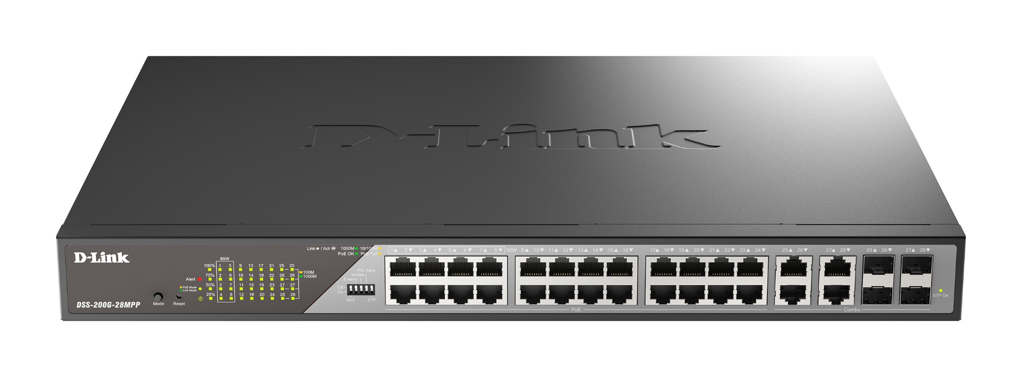 D-Link 28-Port Gigabit Ethernet PoE++ Surveillance Switch