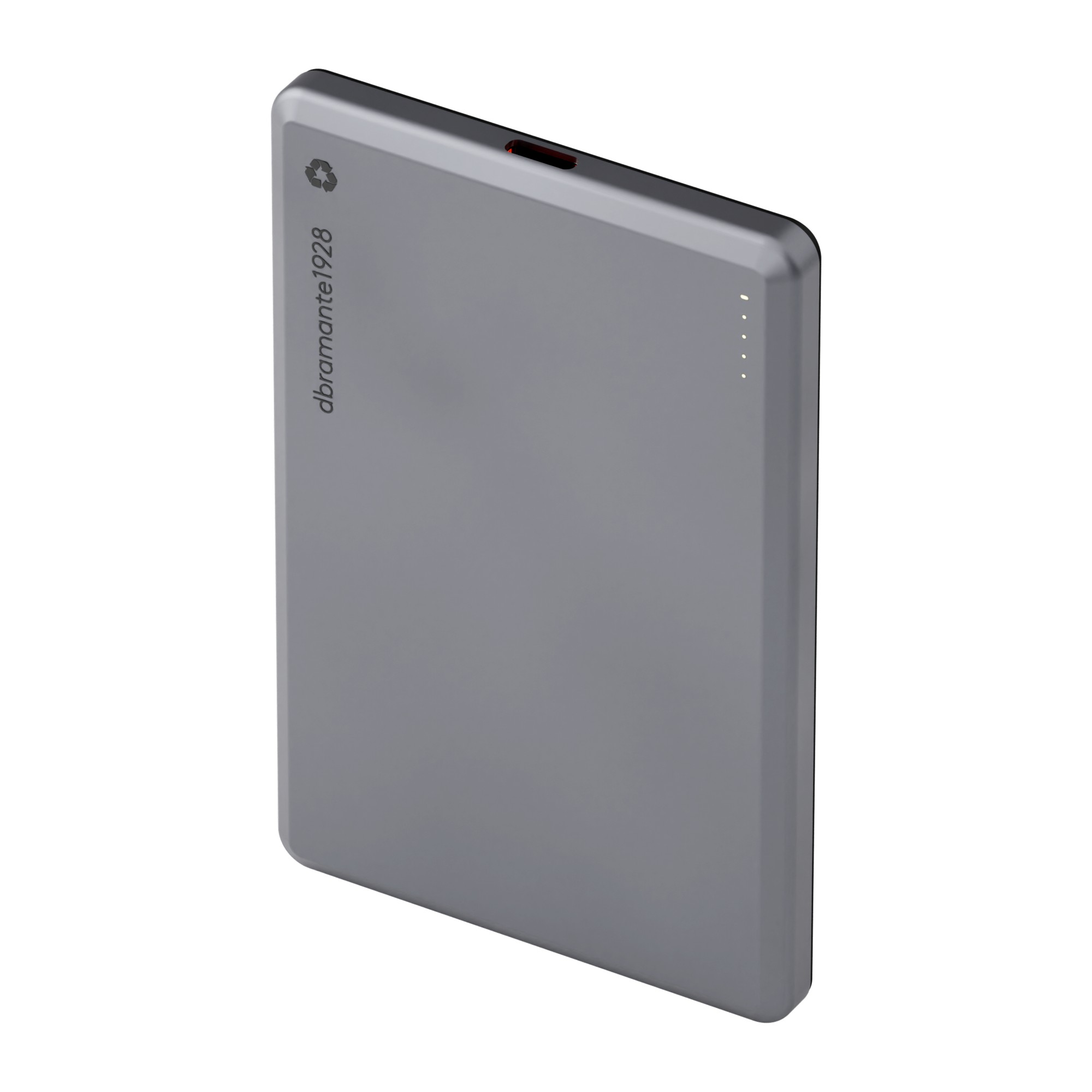 dbramante1928 re-charge - Power Bank 5K Wireless - Grey