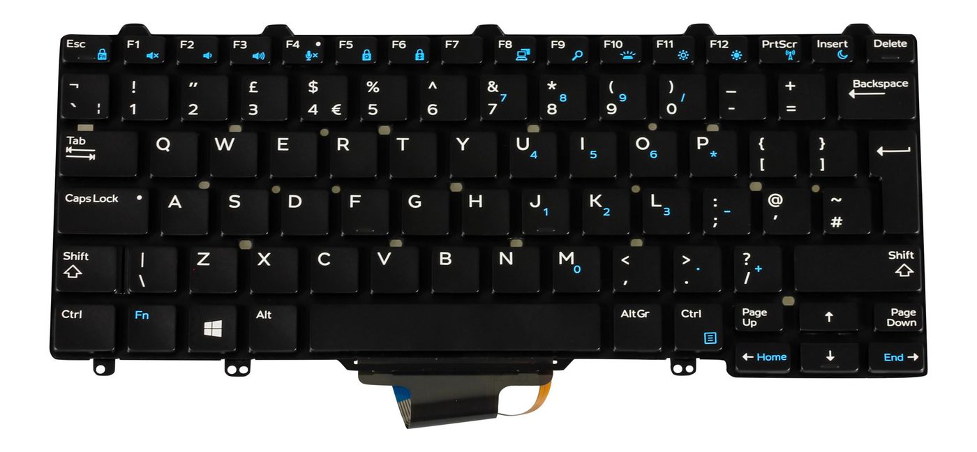 DELL 83-Key English QWERTY backlit