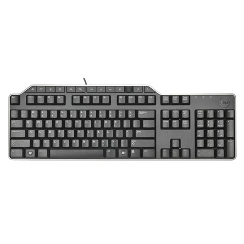 DELL KB-522 keyboard Office USB QWERTZ German Black