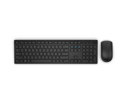 DELL KM636 keyboard Mouse included Universal RF Wireless QWERTY Nordic Black