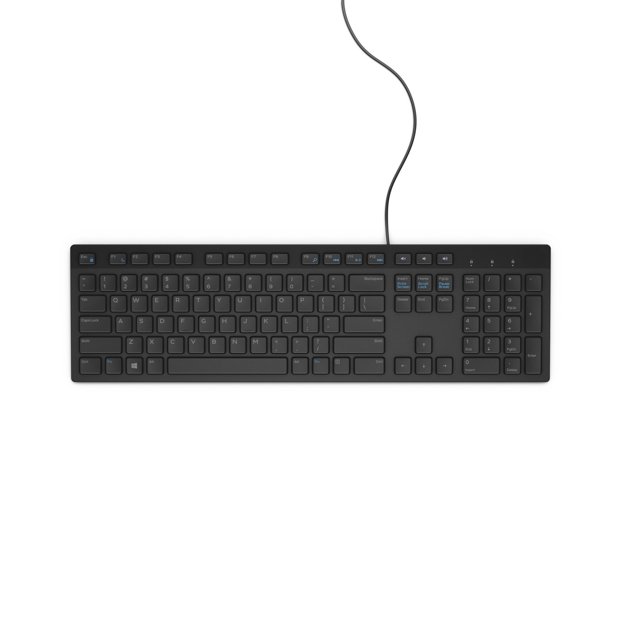 DELL Wired Keyboard - KB216 - US International (QWERTY) - Black