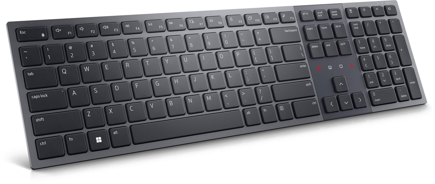DELL Premier KB900 - Keyboard - collaboration - backlit - wireless - 2.4 GHz, Bluetooth 5.1 - QWERTY - UK - graphite - with 3 years NBD Advance Exchange
