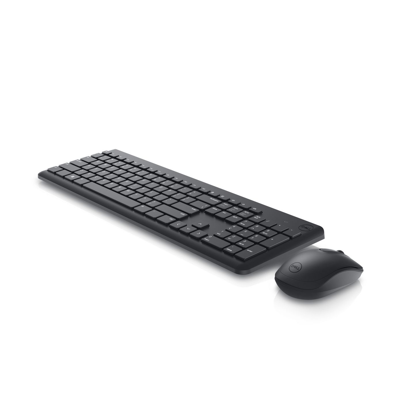 DELL Keyboard and Mouse KM3322W - Keyboard and mouse set - wireless - 2.4 GHz - QWERTY - UK - black - with 3 years NBD Advance Exchange