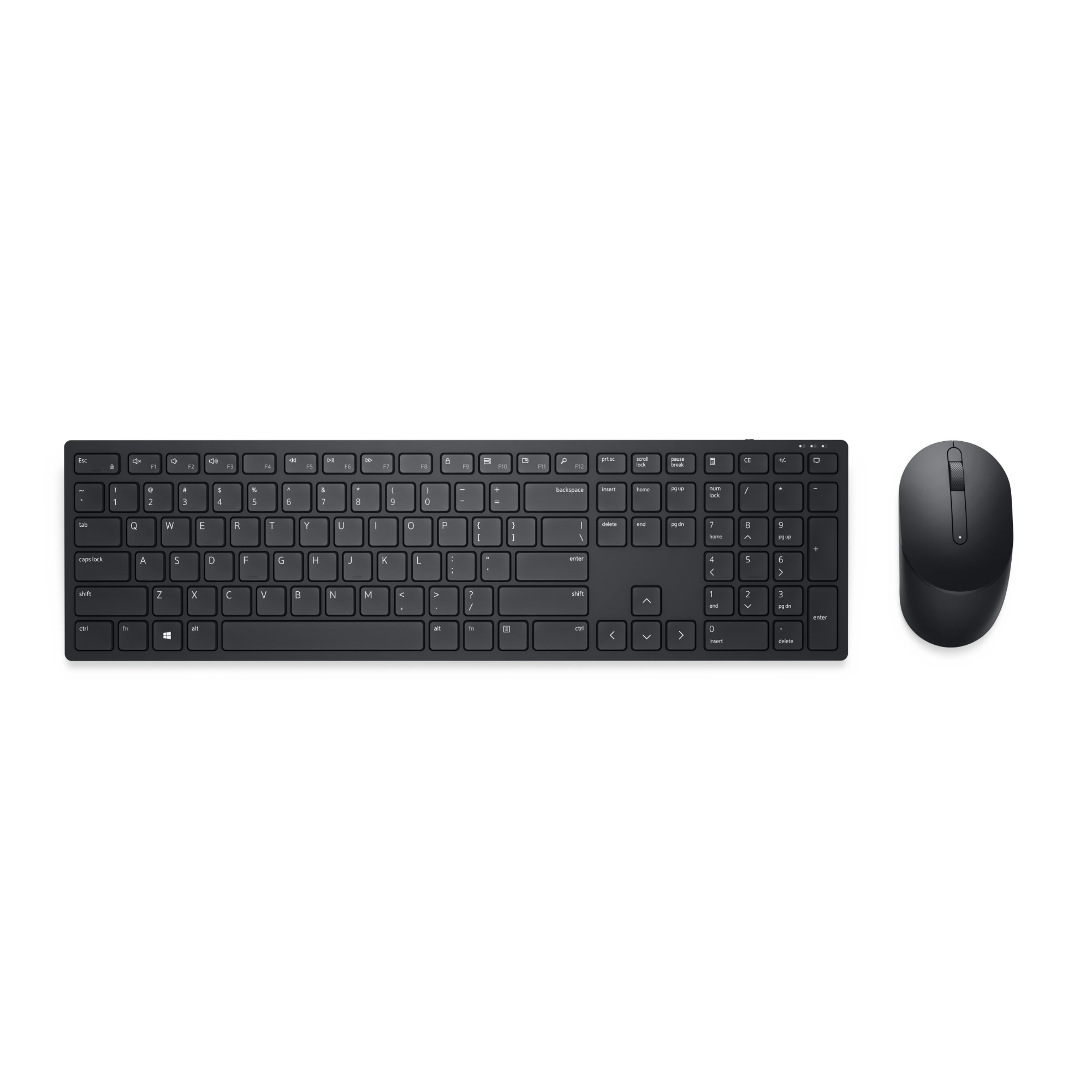 DELL Pro Keyboard and Mouse - KM5221W - French (AZERTY) - Black