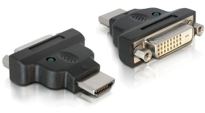 DeLOCK Adapter HDMI / DVI HDMI M DVI 25-pin FM Black