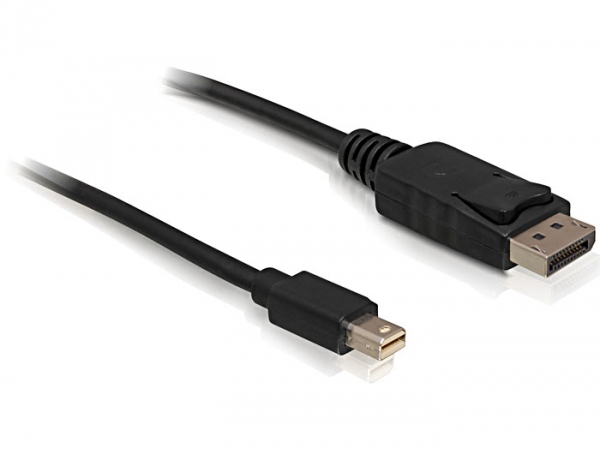 DeLOCK 3m Displayport Cable mini DisplayPort Black