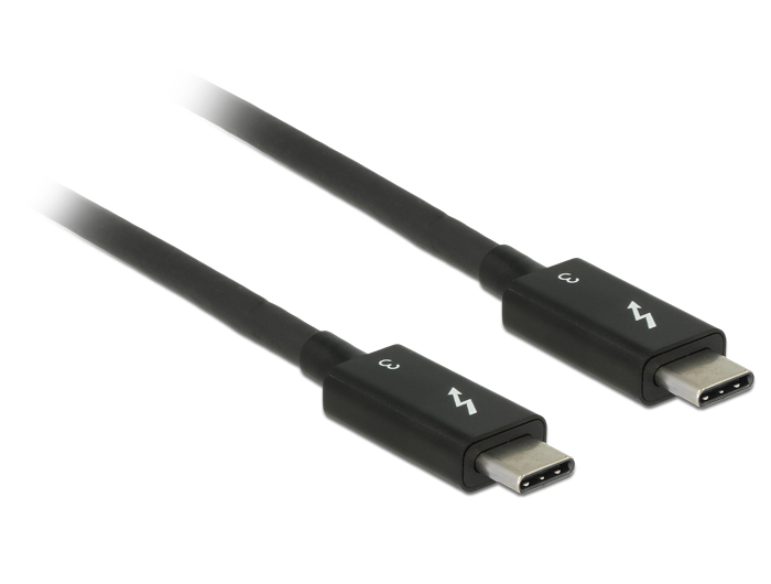 DeLOCK 84844 USB cable USB 3.2 Gen 2 (3.1 Gen 2) 0.5 m USB C Black