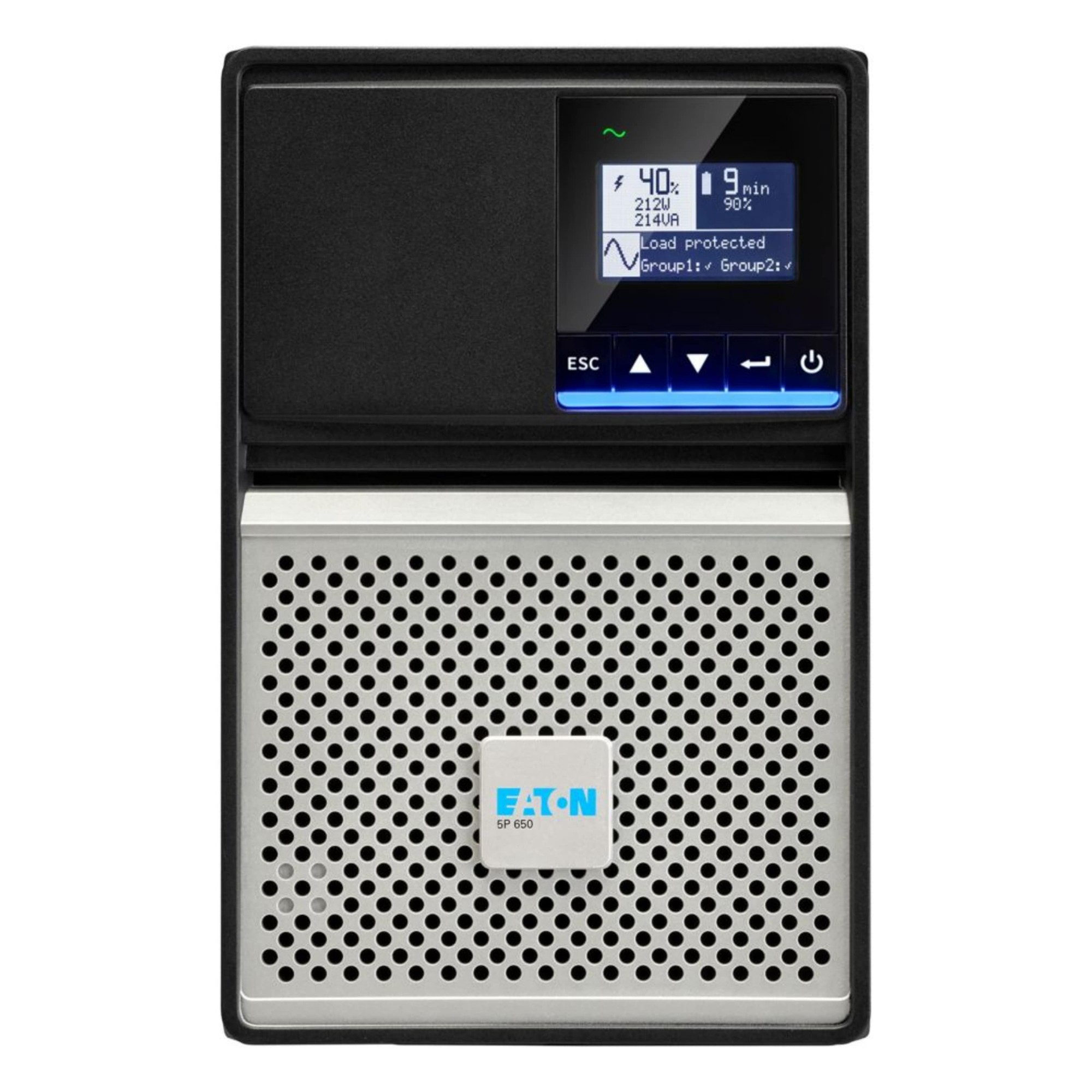 Eaton 160 -294V Input Rack Mount Uninterruptible Power Supply, 650VA (520W), 5P650I