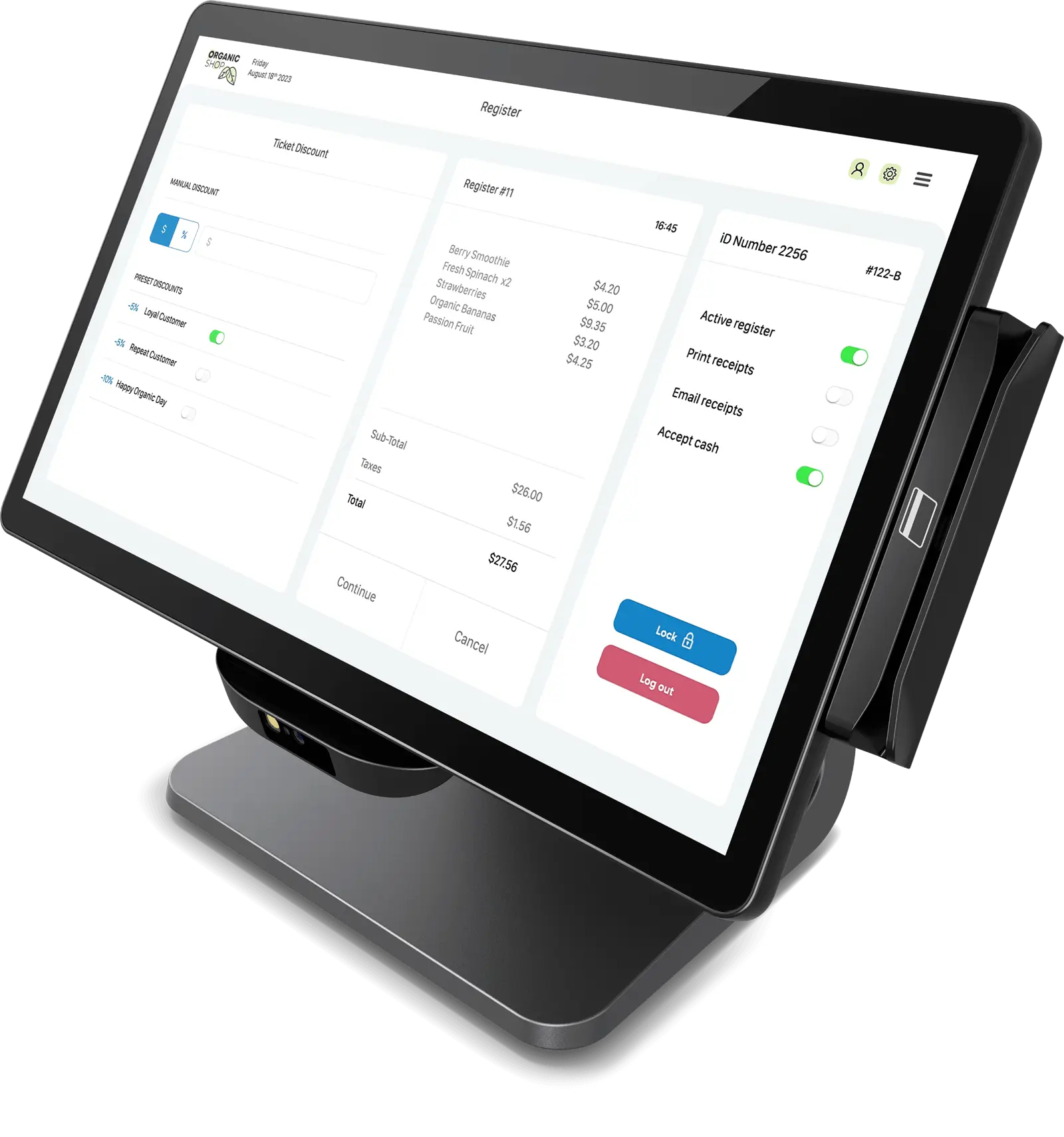 Elo Touch Solutions E849902 POS monitor 39.6 cm (15.6") 1920 x 1080 pixels LED Touchscreen