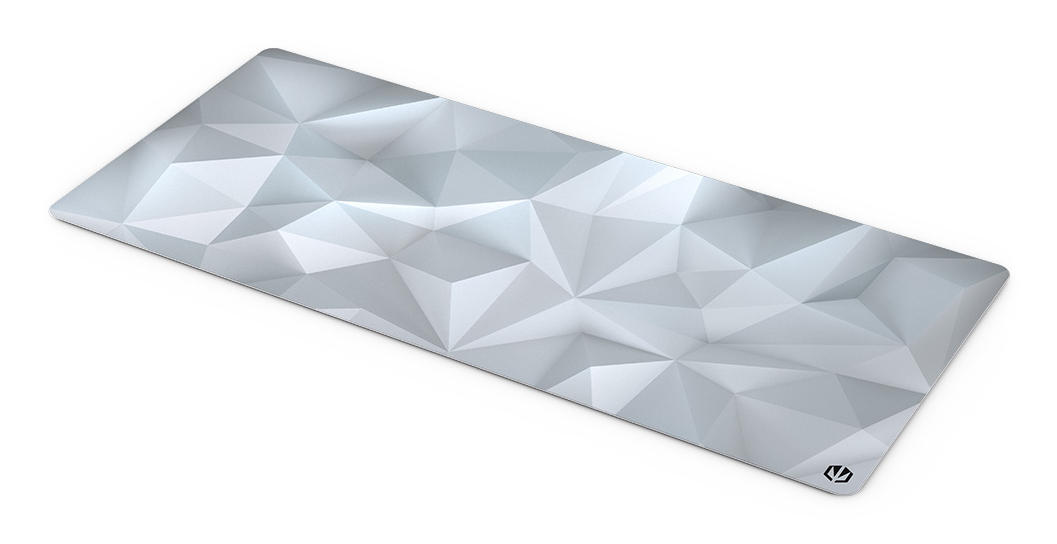 ENDORFY Crystal Onyx White XL Gaming mouse pad Black, White