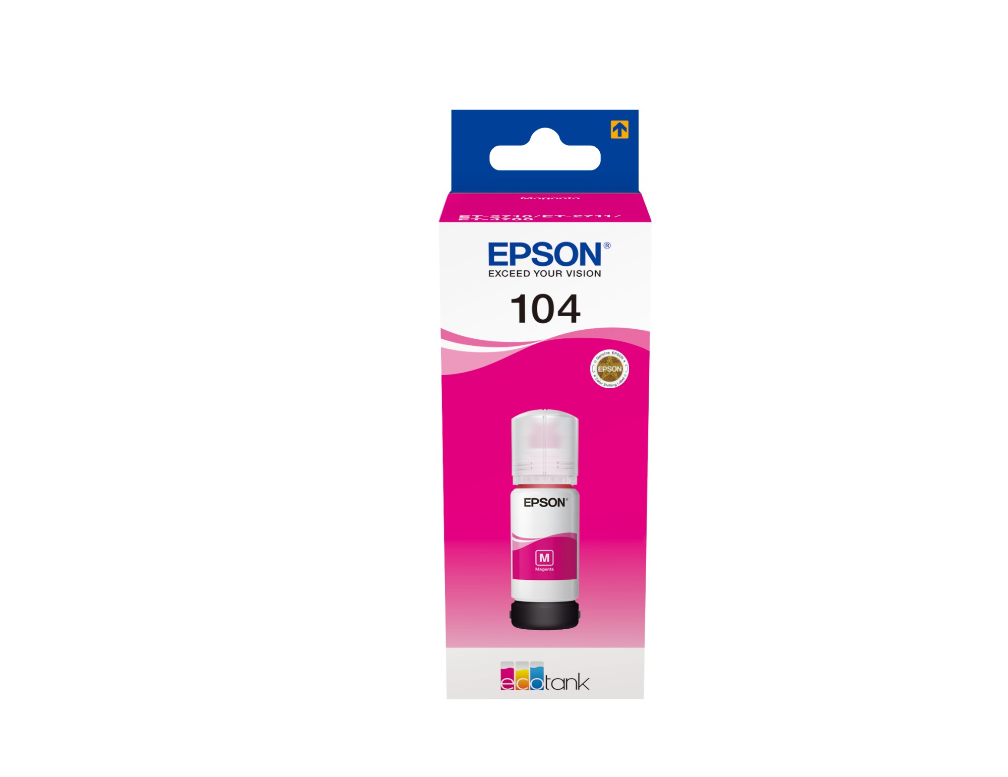 Epson C13T00P340/104 Ink bottle magenta, 7.5K pages 65ml for Epson ET-2810/2830/4700