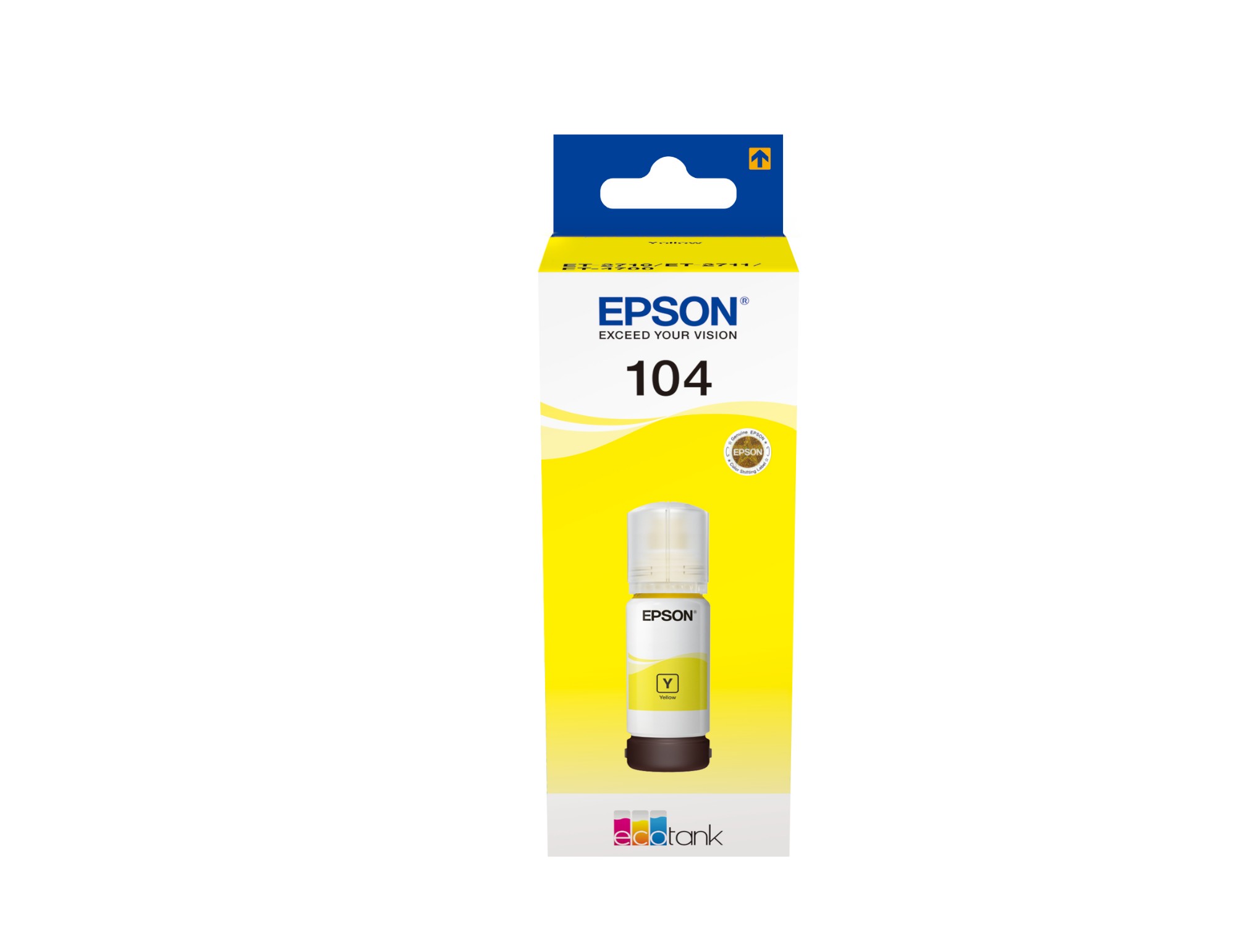 Epson C13T00P440/104 Ink bottle yellow, 7.5K pages 65ml for Epson ET-2810/2830/4700