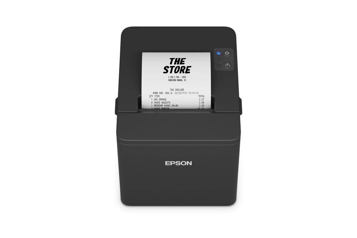 Epson TM-T20IV, 8 dots/mm (203 dpi), cutter, USB, RS232, Ethernet