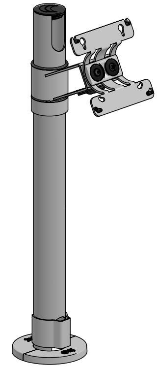 Ergonomic Solutions SpacePole Arc VESA 75/100