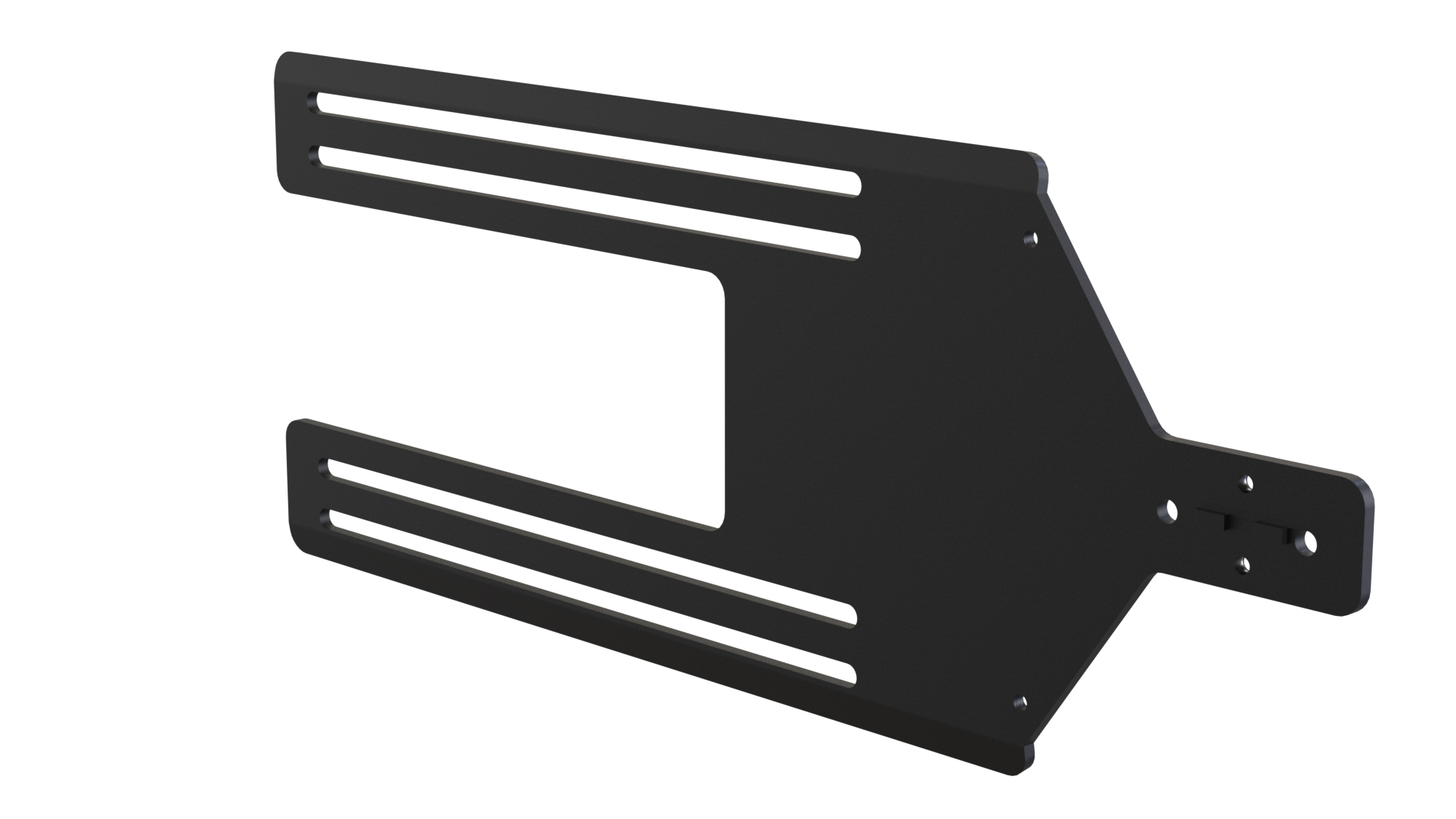 Ergonomic Solutions SpacePole Kiosk Kiosk straight bracket Portrait 15 to 22"