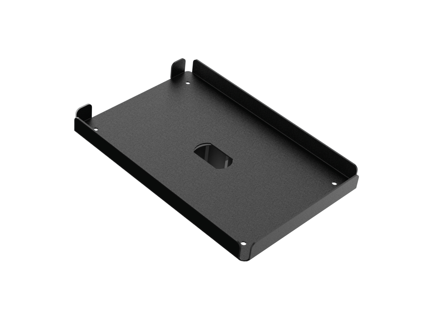 Ergonomic Solutions SpacePole POS Epson TM-T88 Printer Plate for cable cover, straight angle