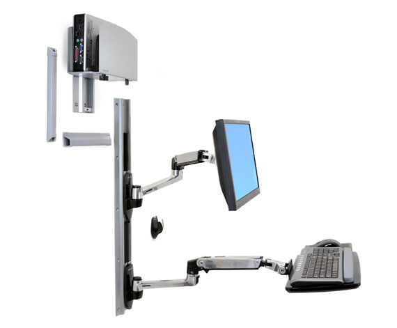 Ergotron LX Wall Mount System monitor mount / stand