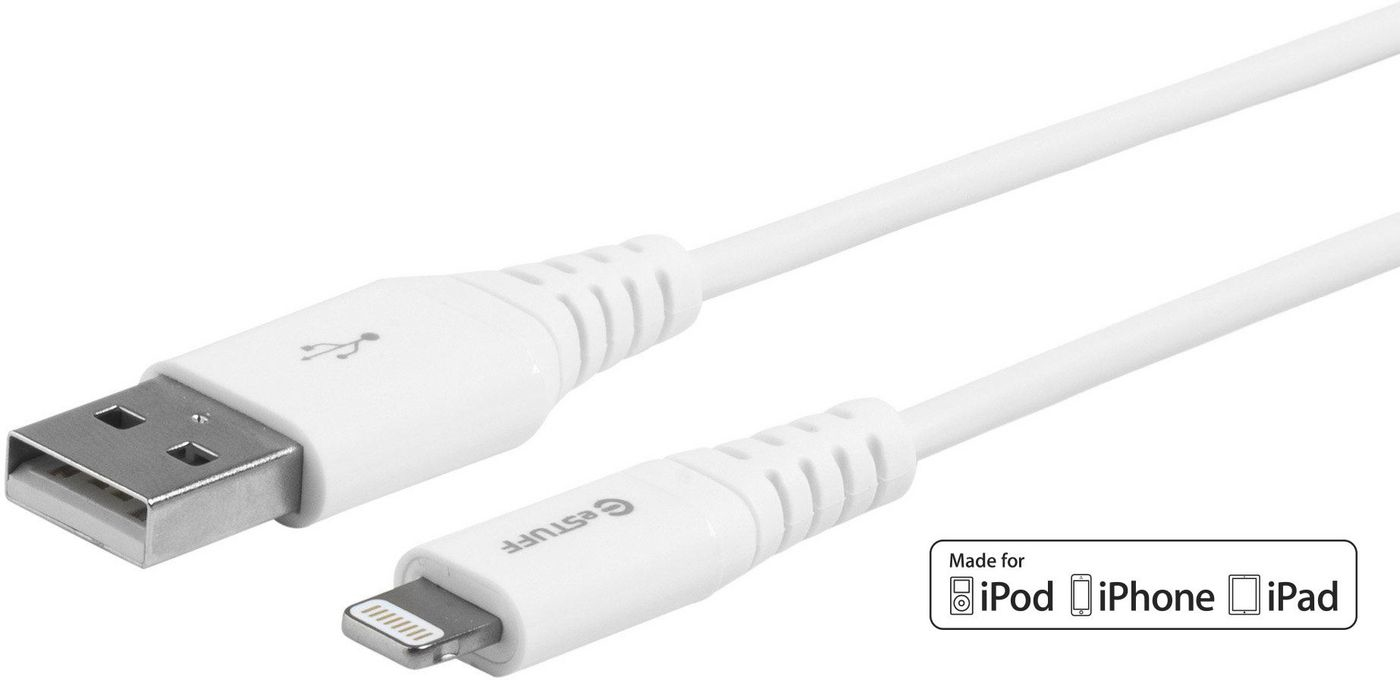 eSTUFF ES601004 lightning cable 0.15 m White
