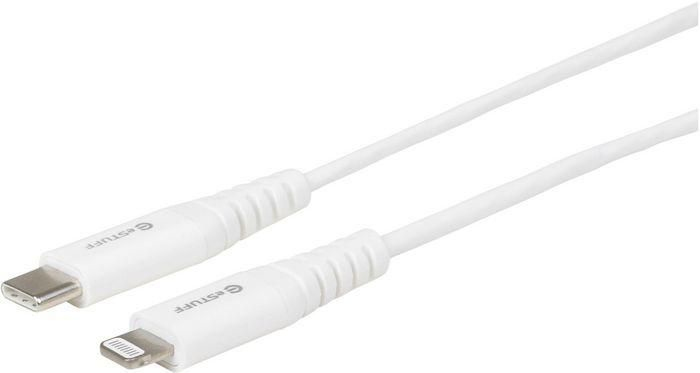 eSTUFF USB-C Lightning Cable MFI 2m White