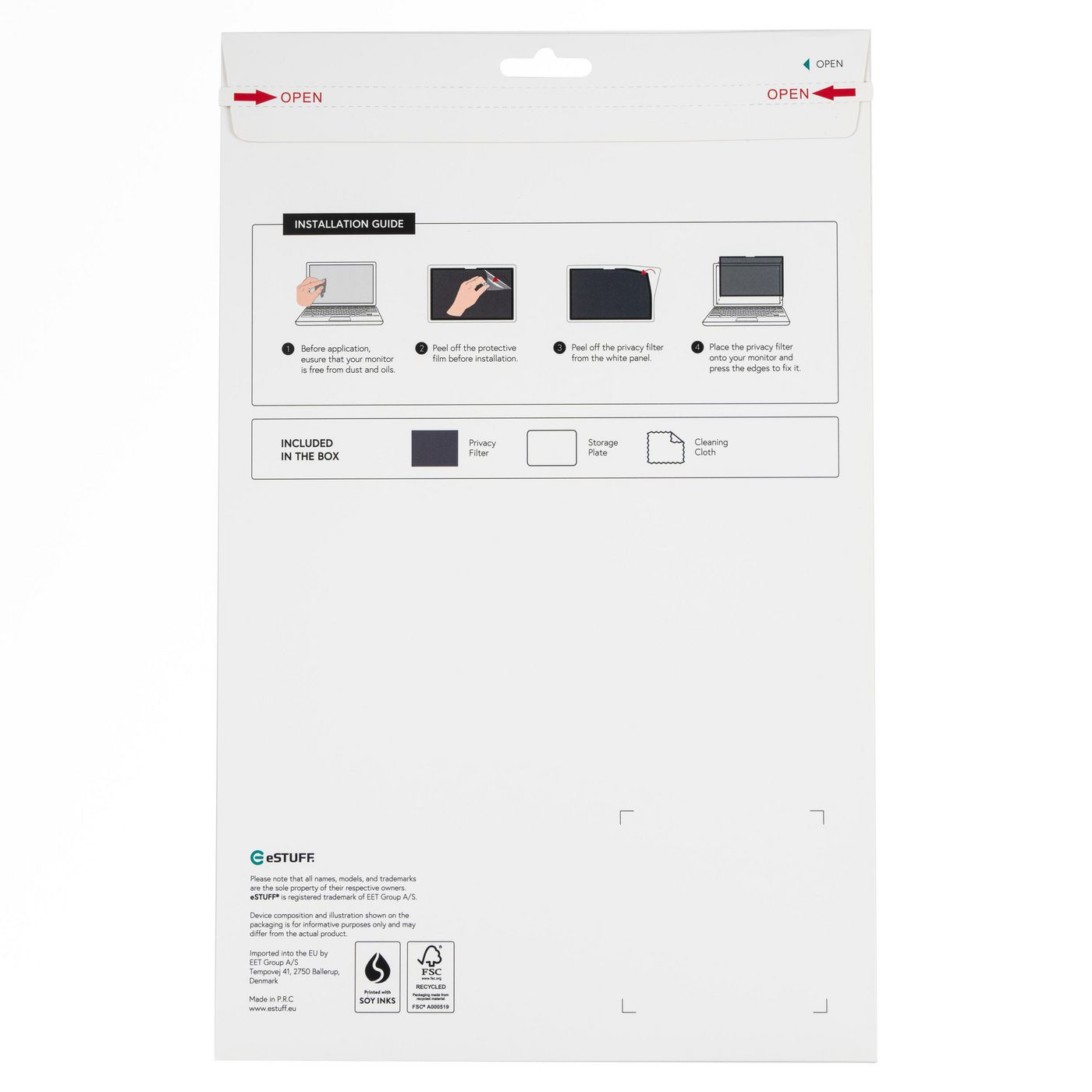 eSTUFF GLBW10244175 display privacy filter