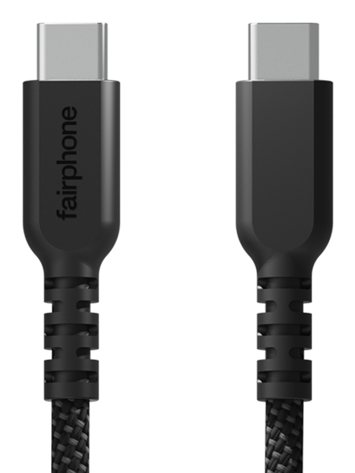 Fairphone ACCABL-4CC-WW1 USB cable USB 2.0 2.5 m USB C Black