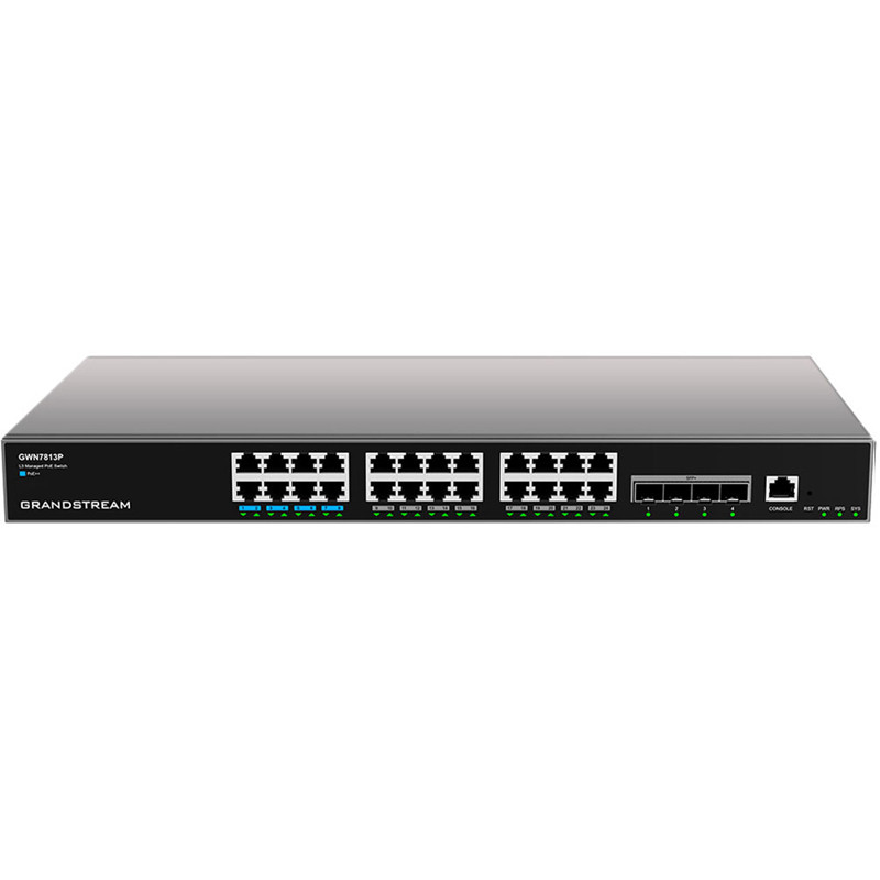 Grandstream Networks GWN7813P network switch Managed L3 Gigabit Ethernet (10/100/1000) Power over Ethernet (PoE) Grey