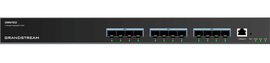 Grandstream Networks GWN7832 network switch Managed L3 10G Ethernet (100/1000/10000) Grey