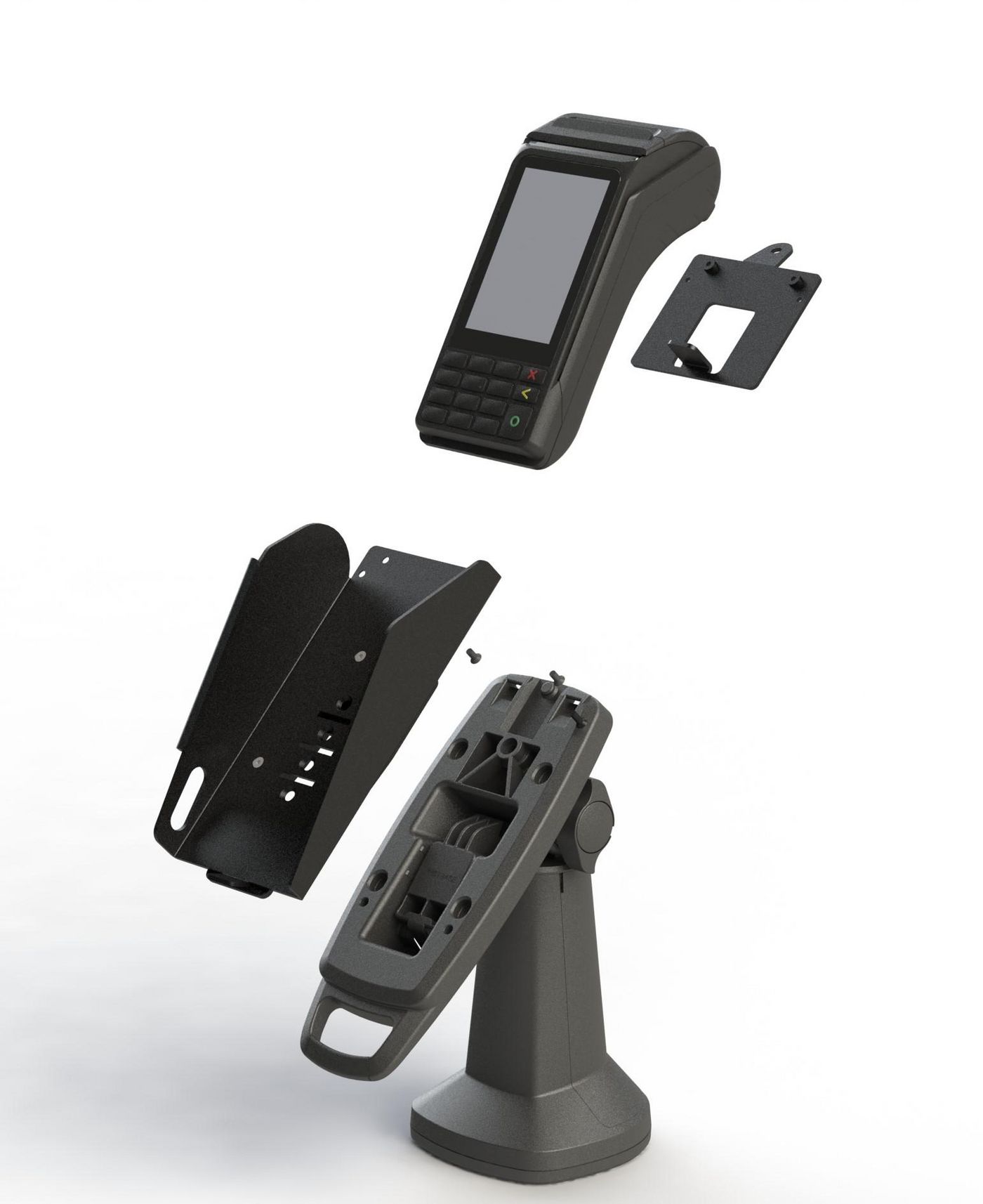 Havis Metal Backplate, for Verifone V240m. QTY 50 MOQ