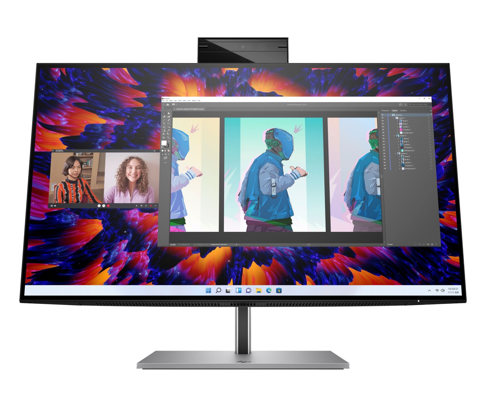 HP Z24m G3 QHD Conferencing Display