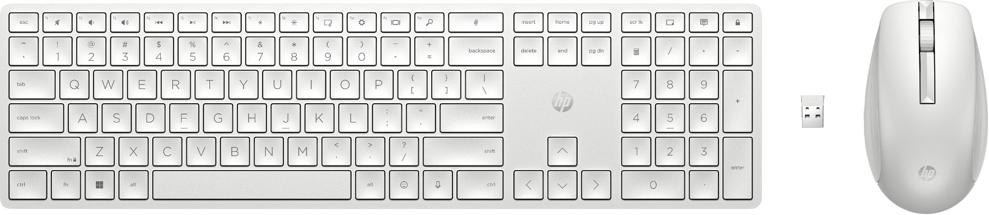 HP 650 Wireless Keyboard and Mouse Combo